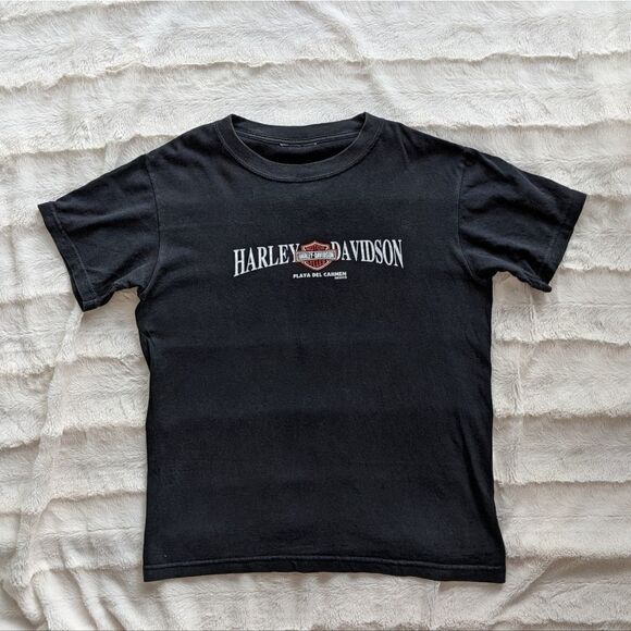 Harley Davidson Playa del Carmen black tshirt Medium @X - Picture 3 of 6